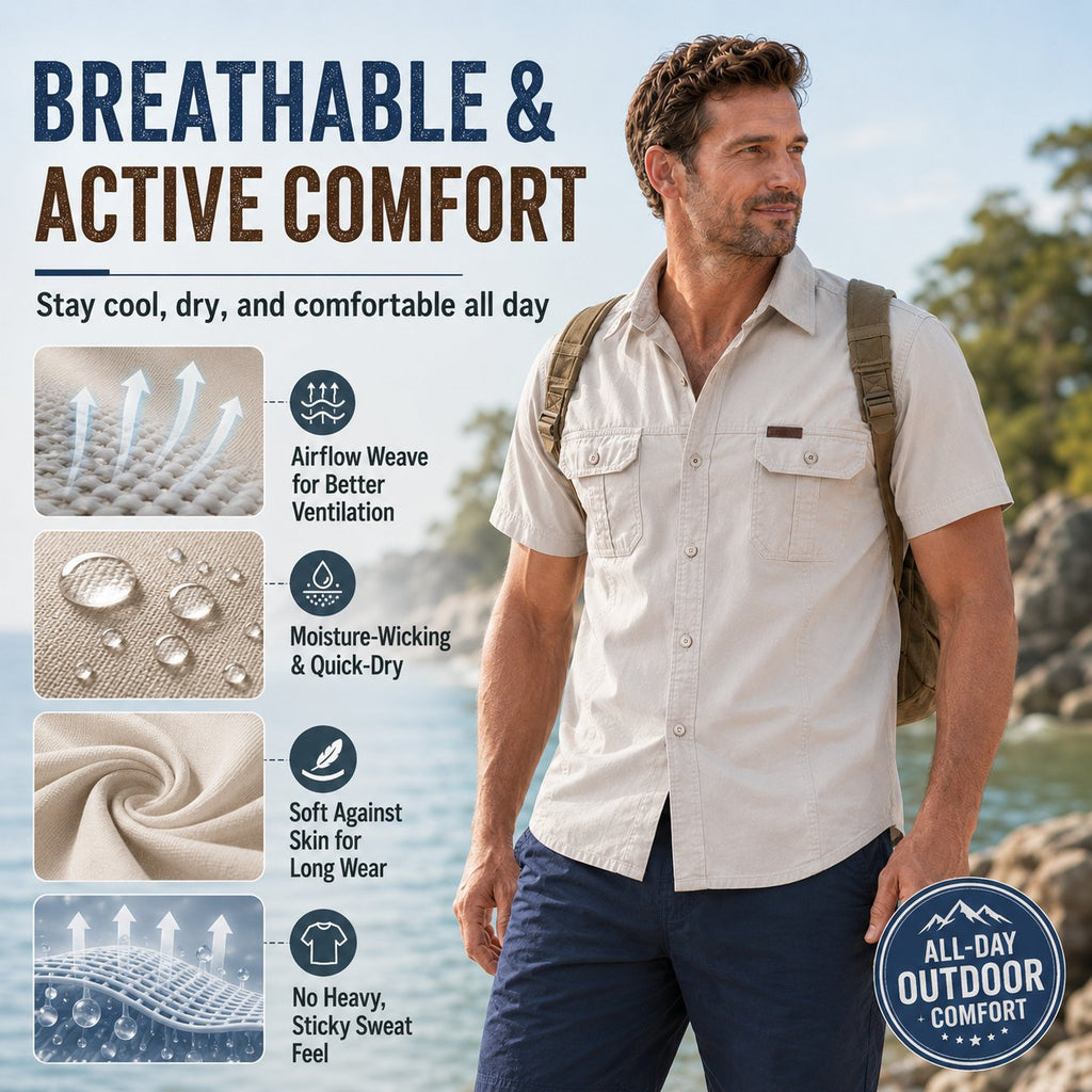 Outdoor Explorer Polo features