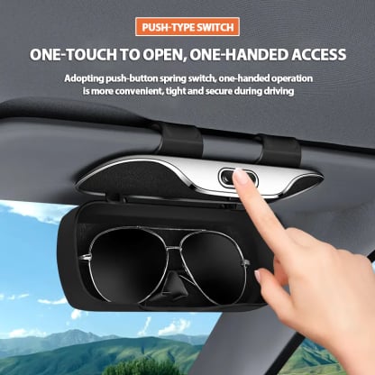 VisionVault - Sleek Car Glasses Storage