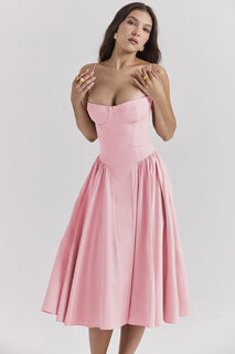 Sleeveless Corset Fit Midi Dress(BUY 2 FREE SHIPPING)
