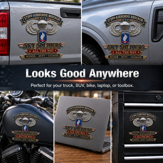 🏆Last Day Promo: 49% OFF! 🪂173rd Airborne Brigade Sky Soldiers Commemorative Metal Car Emblem