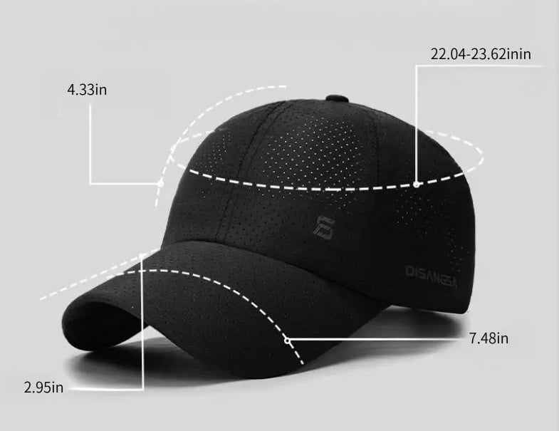☀️ UV Protection Baseball Cap – Breathable Adjustable Sun Hat 🧢