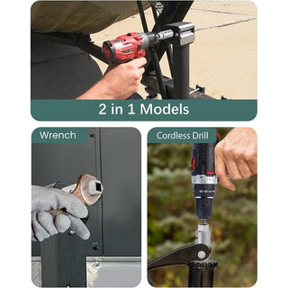 Stainless Steel Trailer Jack Electric Drill Adapter