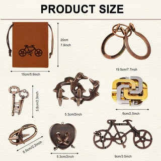 MindForge – Metal Brain Teaser Puzzle Set