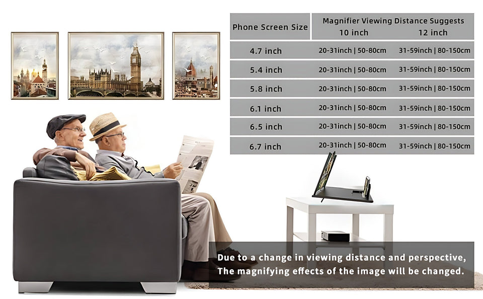VistaVision - Portable Phone Screen Magnifier