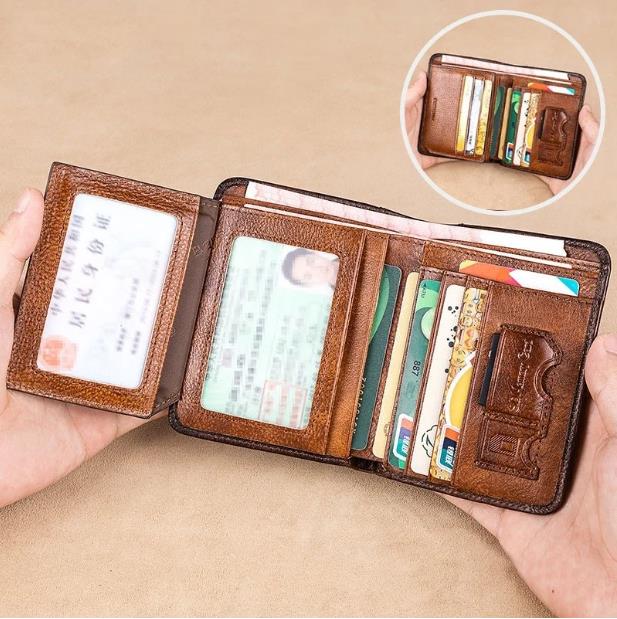 PrimeGuard - Genuine Leather RFID Wallet