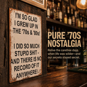 FortunateFinds – Retro Nostalgia Metal Sign