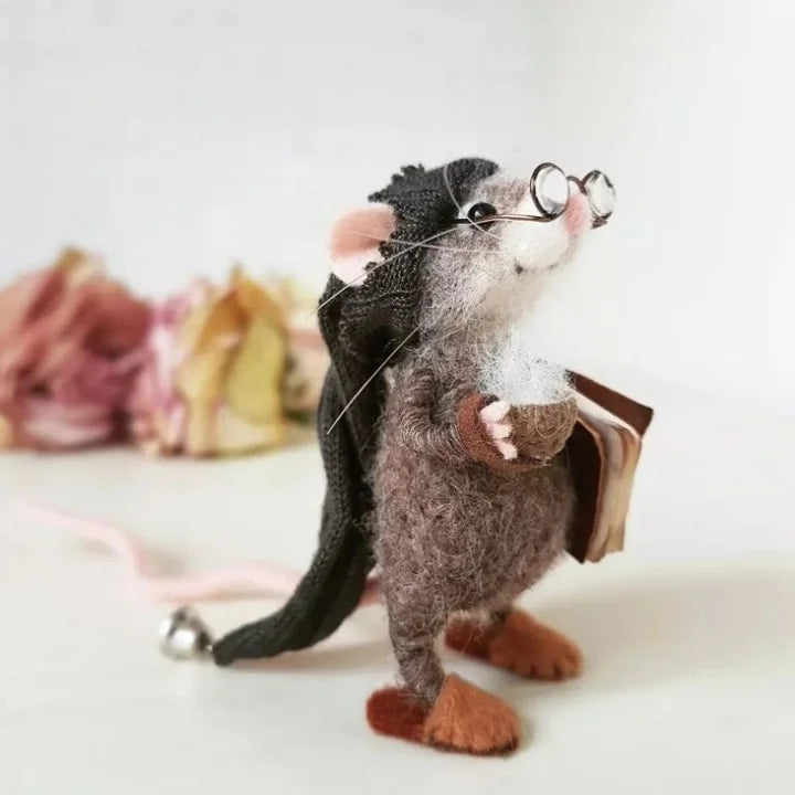 WhiskerWool - Needle Felted Mouse