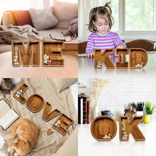 SmoothSaver - Handcrafted Wooden Piggy Bank
