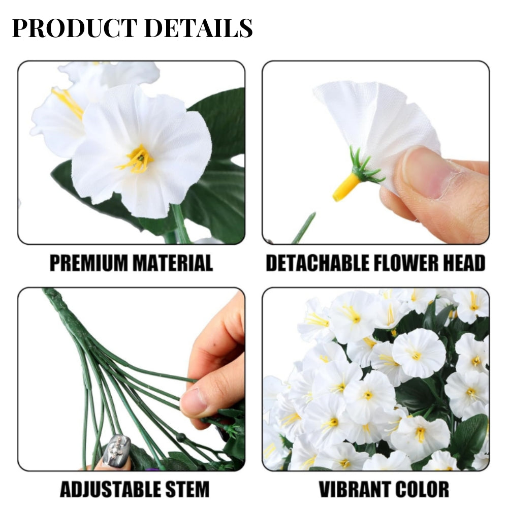 VineGlow - Elegant Artificial Hanging Flowers