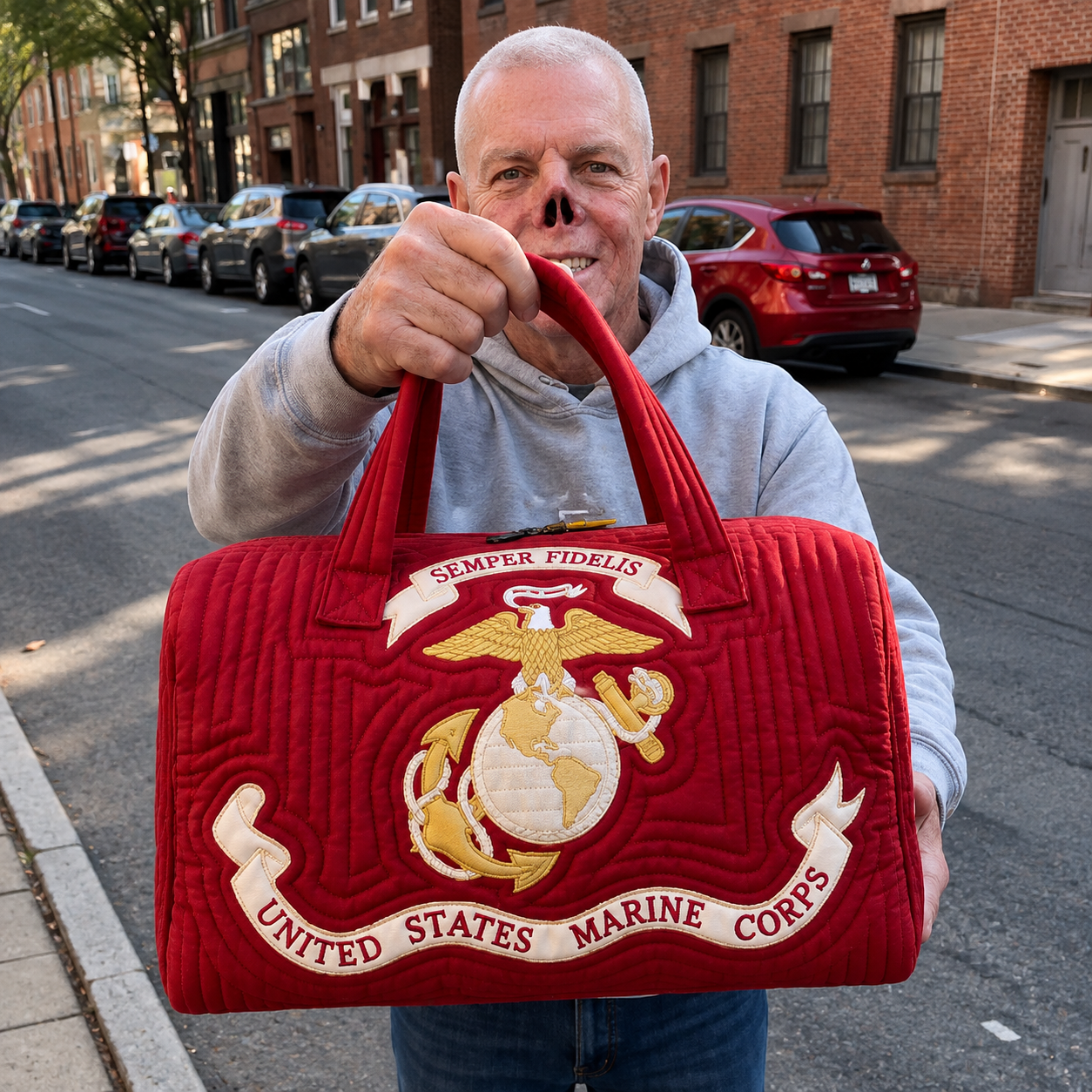 🎖️100% Handmade Marine Corps Bag(𝐌𝐢𝐜𝐡𝐚𝐞𝐥 𝐊𝐞𝐧𝐭 𝐇𝐚𝐧𝐝𝐦𝐚𝐝𝐞®)