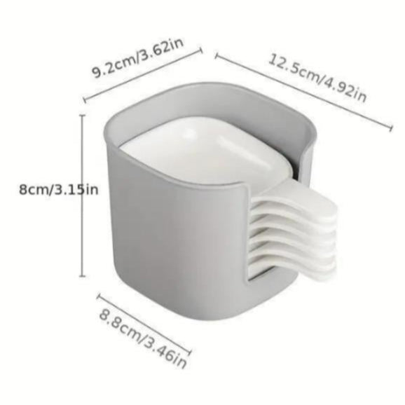 SavorStack – Stackable Dipping Sauce Plate and Holder Set