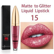 GlamAura – Diamond Matte Shimmer Lipstick