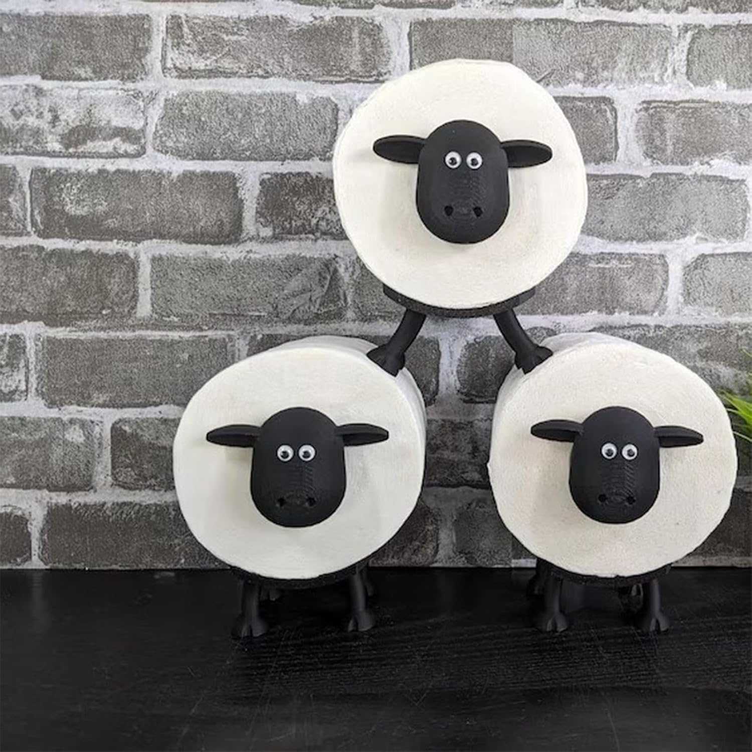 LambLaugh - Whimsical Sheep Toilet Roll Holder