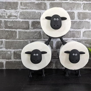 LambLaugh - Whimsical Sheep Toilet Roll Holder