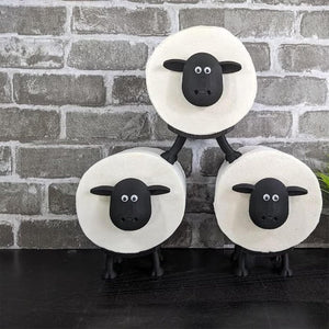 LambLaugh - Whimsical Sheep Toilet Roll Holder