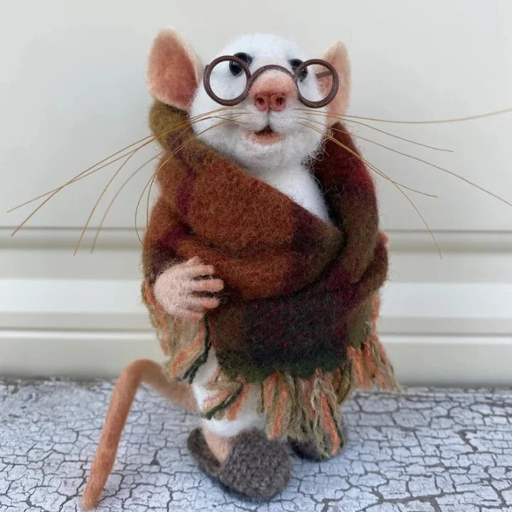 WhiskerWool - Needle Felted Mouse