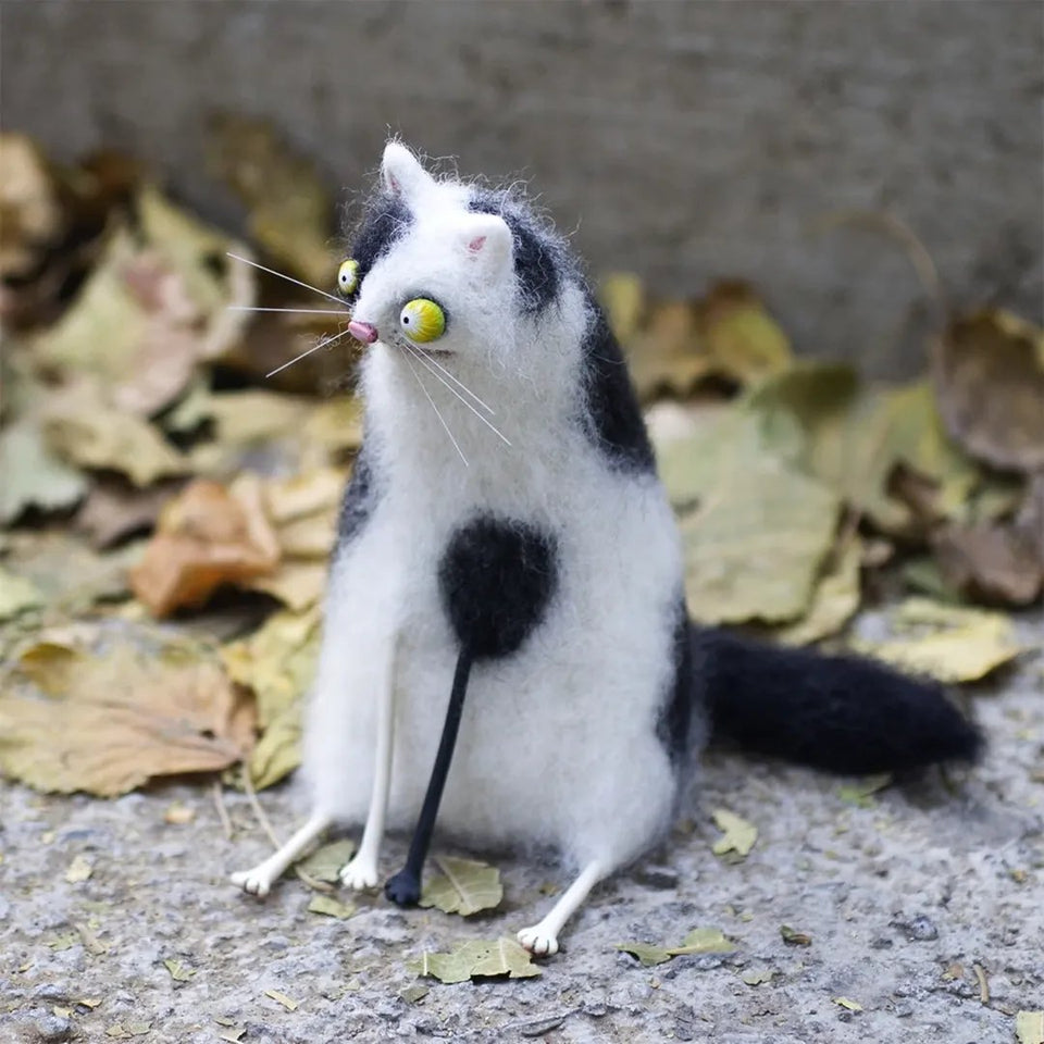 🎁Wool Felt Familiars – Quirky Handmade Companions🐱