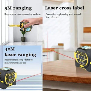 MeasureMaster - 3-in-1 Laser & Tape Precision Tool