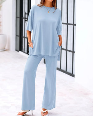 FlowFit – Relaxed 2 Piece Outfit with Pockets