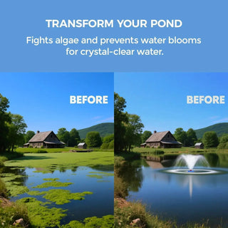 AquaFlow – 1HP High-Performance Pond Aerating Fountain