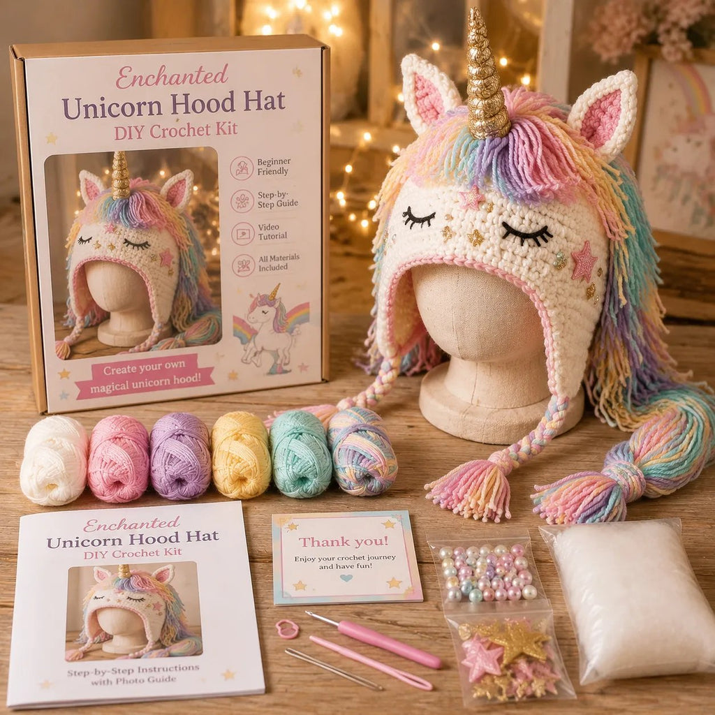 MystiKnit – Fantasy Hood Hat Crochet Kit