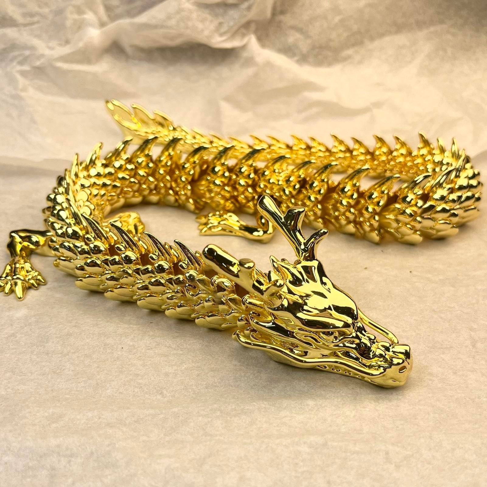 GoldenDrake – Handmade Movable Dragon