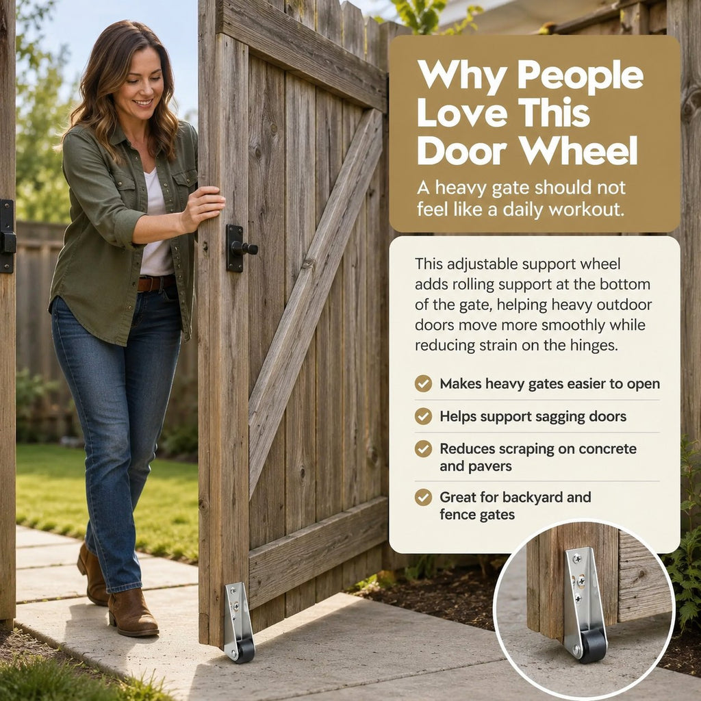SmoothTrack – Adjustable Sliding Door Guide Roller