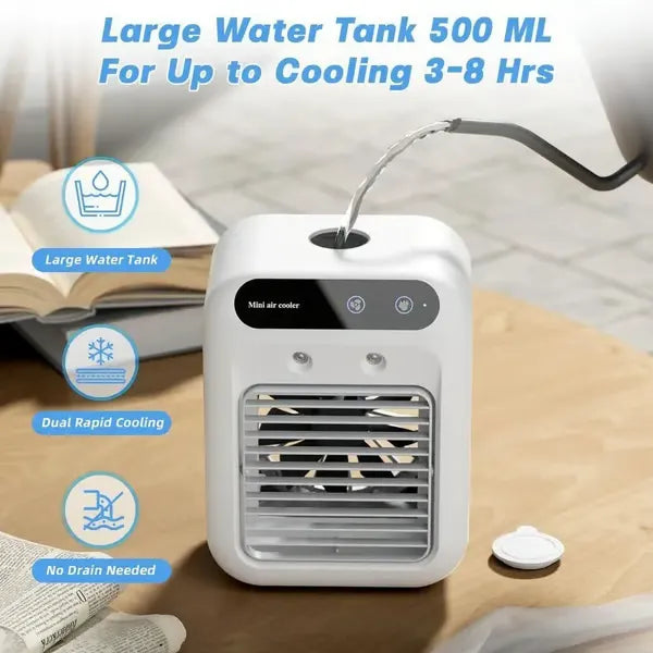 CoolNest – Mini Air Conditioner with Dual Speed Mist