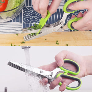 ChopMaster | Multi-Blade Quick Herb Cutting Scissors