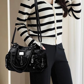 Women's Soft PU Leather Gothic Bag