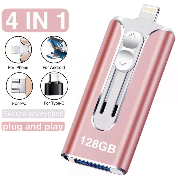 DataBridge – 4 in 1 Phone & Computer USB Drive