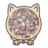 PurrMuse – Artistic Morandi Cat Puzzle