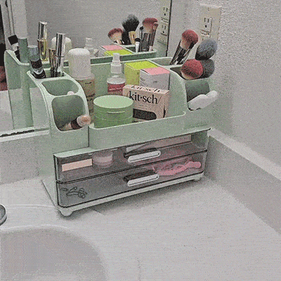 BeautyDock – Desktop Makeup Storage Organizer