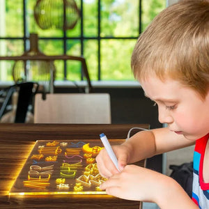 LuminaScribe - LED Note Board with Colors marnetic