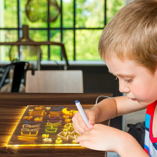LuminaScribe - LED Note Board with Colors marnetic