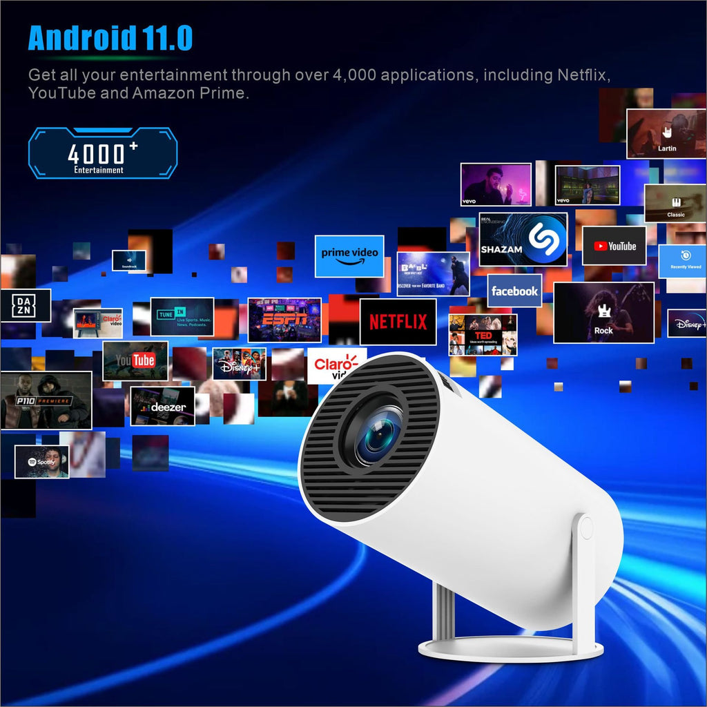 SkyBeam  – Portable Projector with 4K Clarity