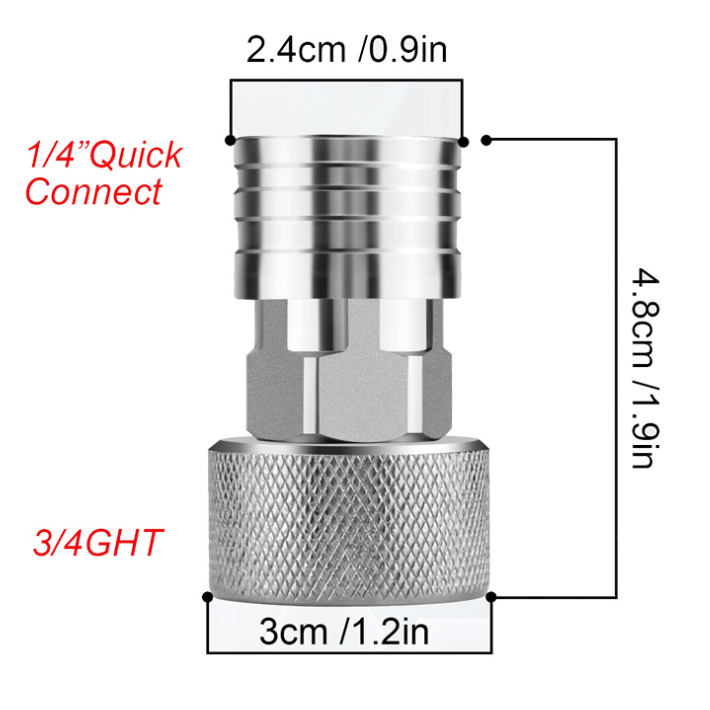 AquaConnect – Garden Hose to Mini Power Washer Adapter