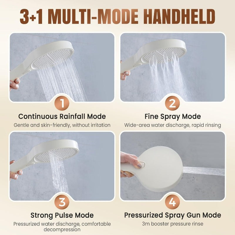 HydroEase - Air-Boost 5.9” Shower Head