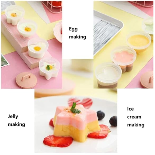 EggPop - Fun-Shaped Boiled Egg Mold Set