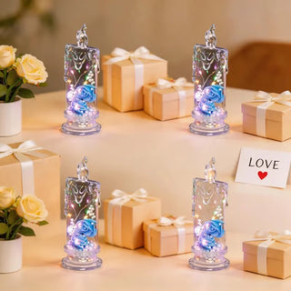 RoseGlow – Realistic Rose Candle Lights
