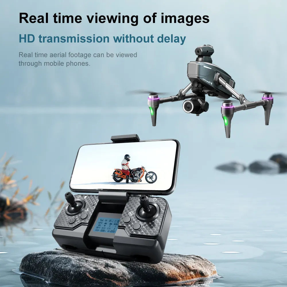 V196 Pro 8K Camera Drone – Brushless Motor, 28 Min Flight & Auto Return