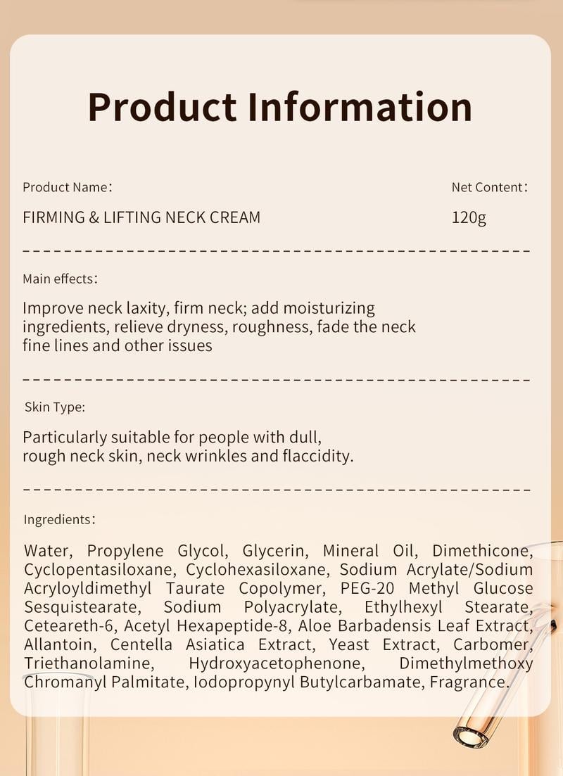 LuxeLift - Advanced Neck Firming Cream