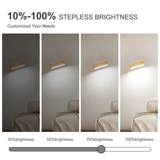 TimberLight - Elegant Magnetic Desk Lamp