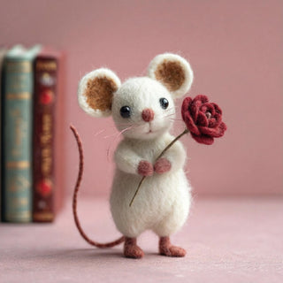 LoveMouse – Needle Felted Valentine’s Gift