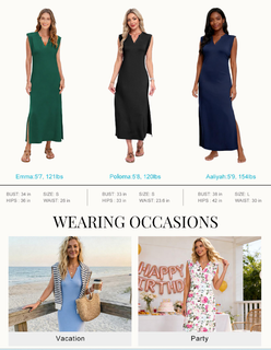 CoastalCharm – Lightweight Vacation Midi Dress