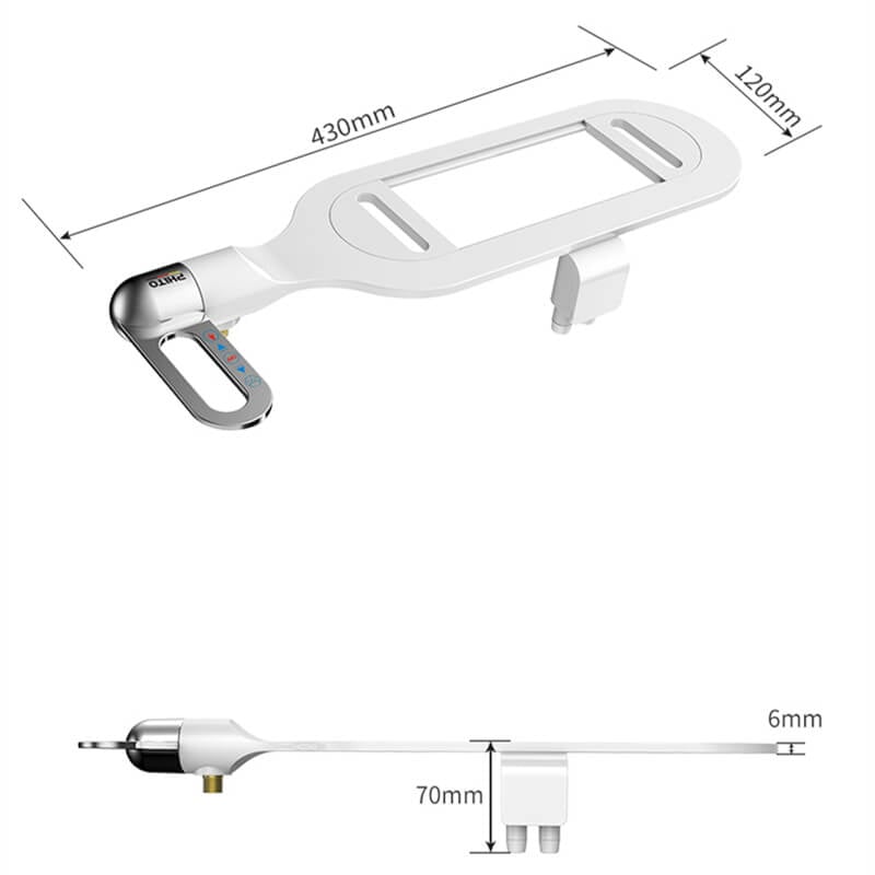 GentleJet – Smart Toilet Flusher with Dual Spray Modes