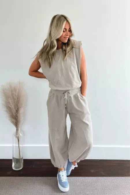LUNARA - Everyday Ease Terry Jumpsuit