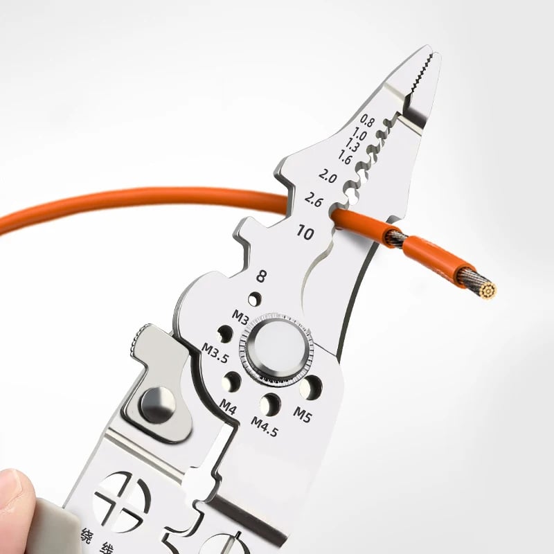 Wire Stripping Crimping Cable Cutter Pliers marnetic