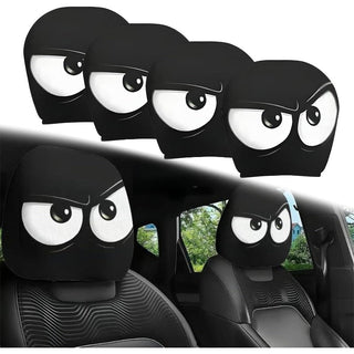 CartoonCush – Playful Headrest Cover