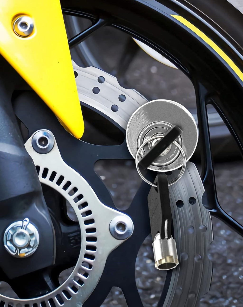 LockGuard – Motorcycle & Bicycle Anti-Theft Disc Brake Lock